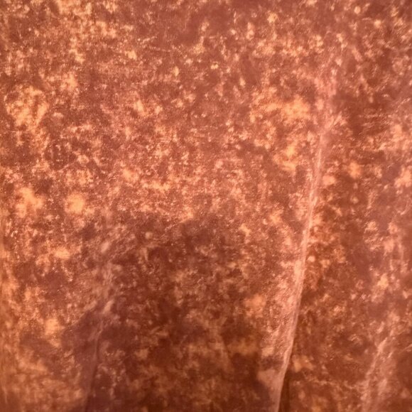 NWT Zenana Mineral Wash Mock Neck Sweater | Orange | Plus Size - Picture 4 of 5